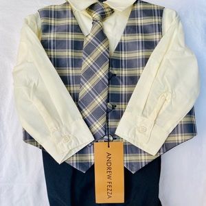 Infant Boys 4 pieces Dress suit